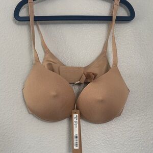 Skims nipple push up bra tan